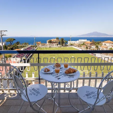 아파트 Casa Cafarelli - Sorrento Center - Vesuvius View 소렌토